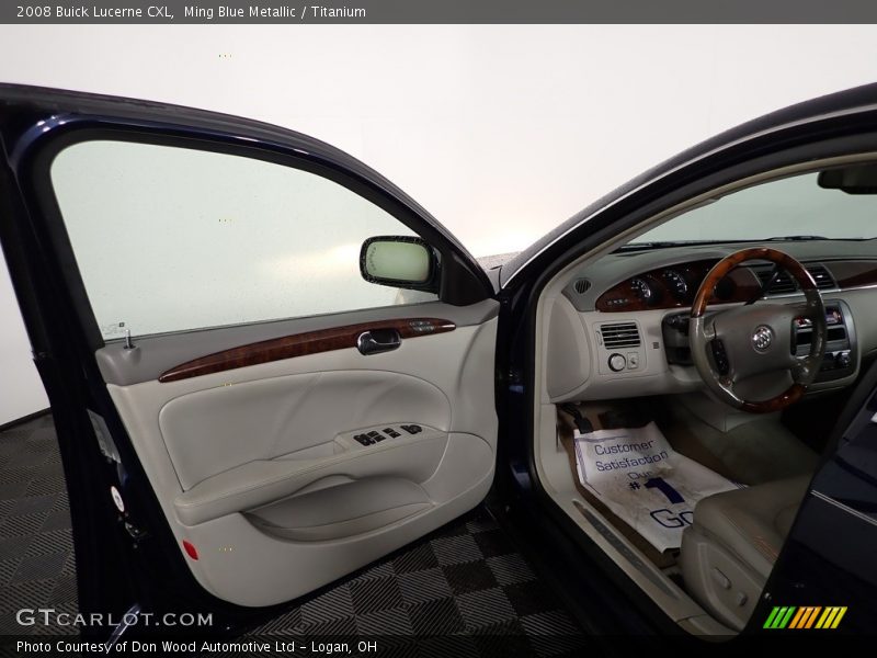 Ming Blue Metallic / Titanium 2008 Buick Lucerne CXL