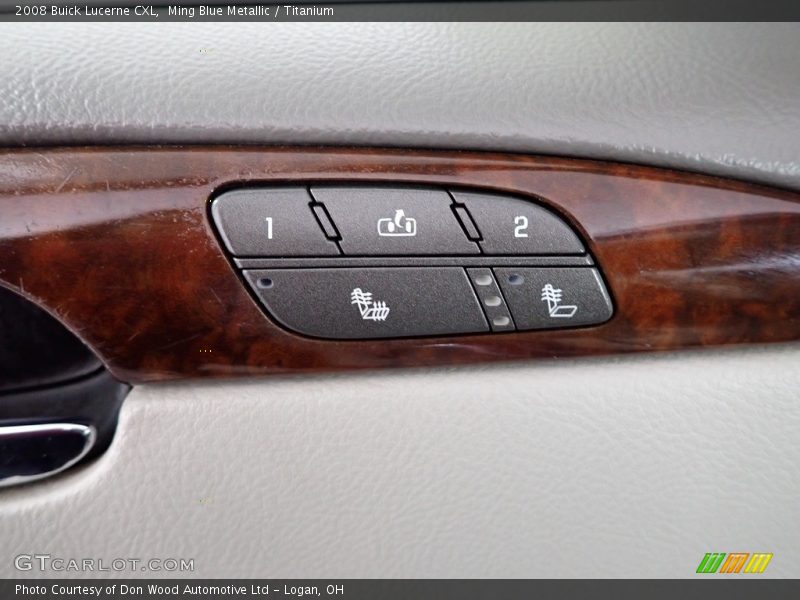 Ming Blue Metallic / Titanium 2008 Buick Lucerne CXL
