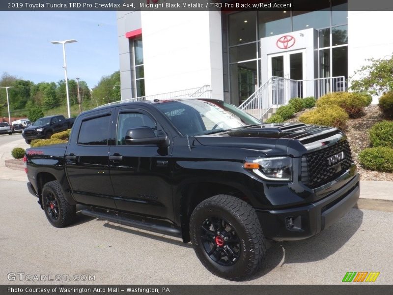 Midnight Black Metallic / TRD Pro Black w/Red Accent 2019 Toyota Tundra TRD Pro CrewMax 4x4