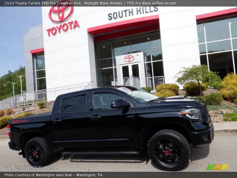 Midnight Black Metallic / TRD Pro Black w/Red Accent 2019 Toyota Tundra TRD Pro CrewMax 4x4