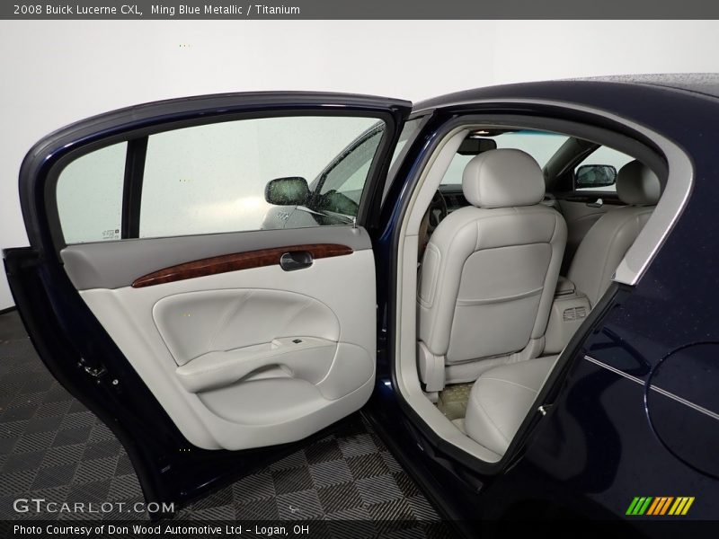 Ming Blue Metallic / Titanium 2008 Buick Lucerne CXL