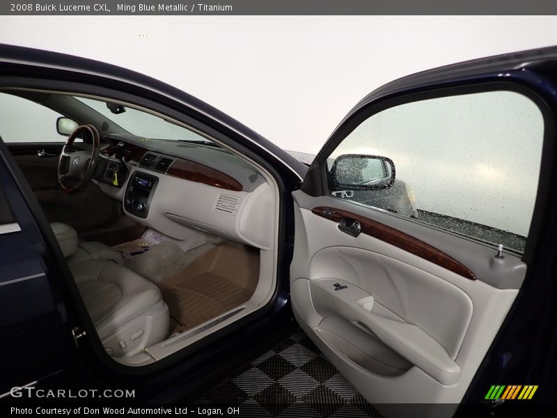 Ming Blue Metallic / Titanium 2008 Buick Lucerne CXL