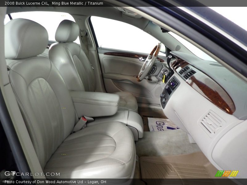 Ming Blue Metallic / Titanium 2008 Buick Lucerne CXL