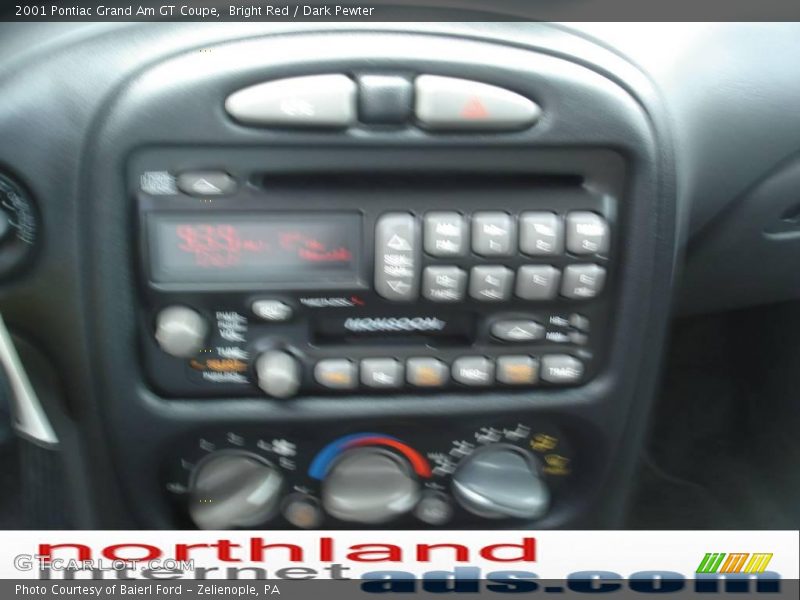 Bright Red / Dark Pewter 2001 Pontiac Grand Am GT Coupe