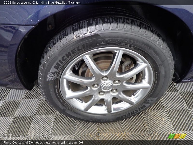 Ming Blue Metallic / Titanium 2008 Buick Lucerne CXL