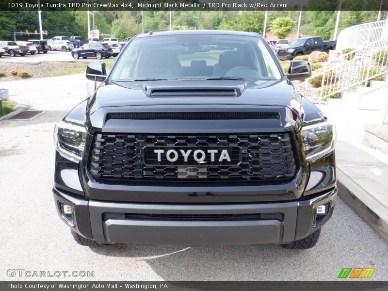 Midnight Black Metallic / TRD Pro Black w/Red Accent 2019 Toyota Tundra TRD Pro CrewMax 4x4