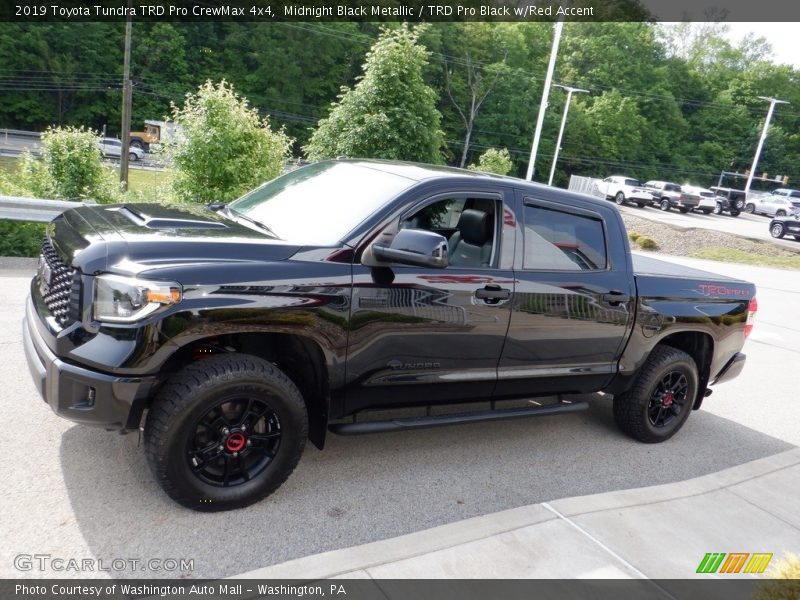 Midnight Black Metallic / TRD Pro Black w/Red Accent 2019 Toyota Tundra TRD Pro CrewMax 4x4