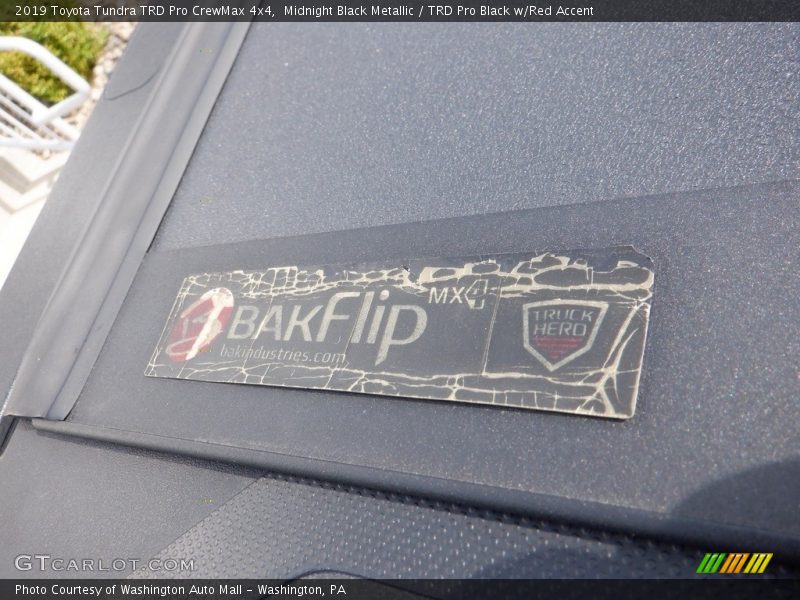Midnight Black Metallic / TRD Pro Black w/Red Accent 2019 Toyota Tundra TRD Pro CrewMax 4x4