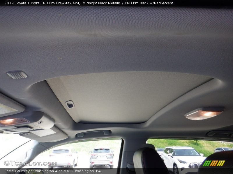 Midnight Black Metallic / TRD Pro Black w/Red Accent 2019 Toyota Tundra TRD Pro CrewMax 4x4
