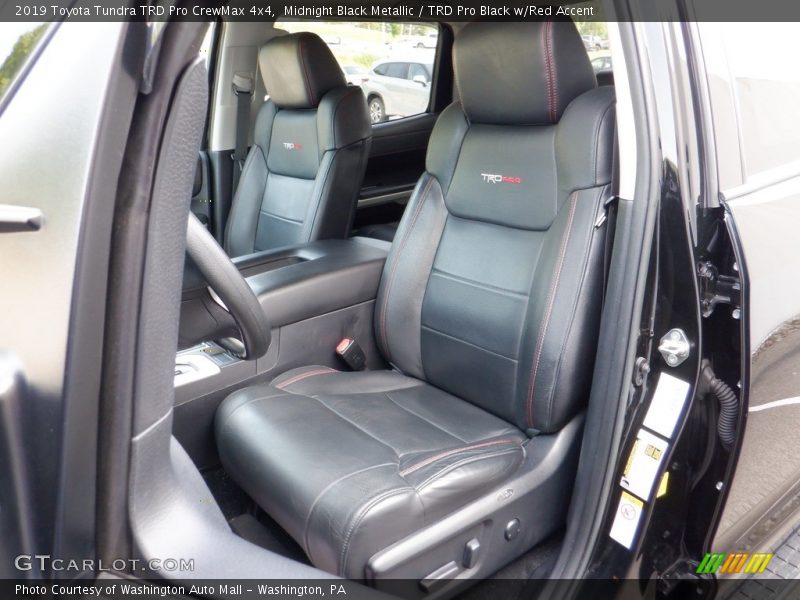 Midnight Black Metallic / TRD Pro Black w/Red Accent 2019 Toyota Tundra TRD Pro CrewMax 4x4