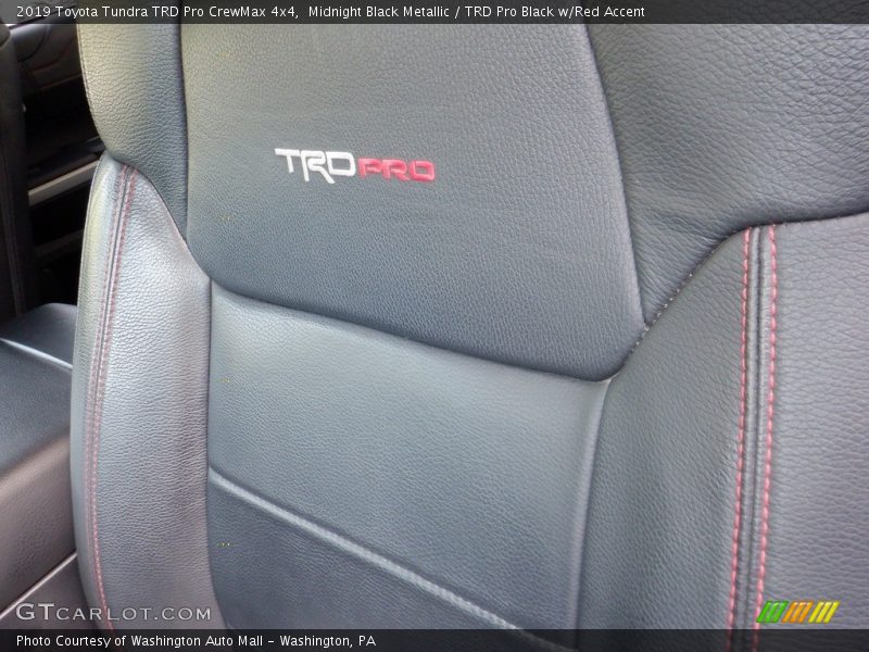 Midnight Black Metallic / TRD Pro Black w/Red Accent 2019 Toyota Tundra TRD Pro CrewMax 4x4