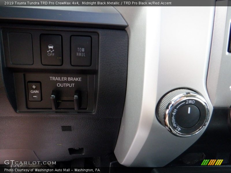 Midnight Black Metallic / TRD Pro Black w/Red Accent 2019 Toyota Tundra TRD Pro CrewMax 4x4