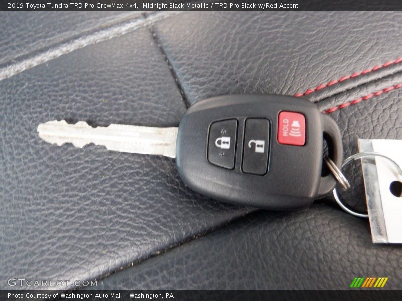 Midnight Black Metallic / TRD Pro Black w/Red Accent 2019 Toyota Tundra TRD Pro CrewMax 4x4