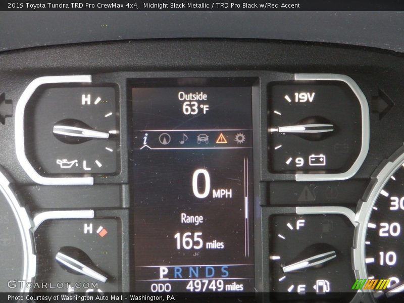 Midnight Black Metallic / TRD Pro Black w/Red Accent 2019 Toyota Tundra TRD Pro CrewMax 4x4