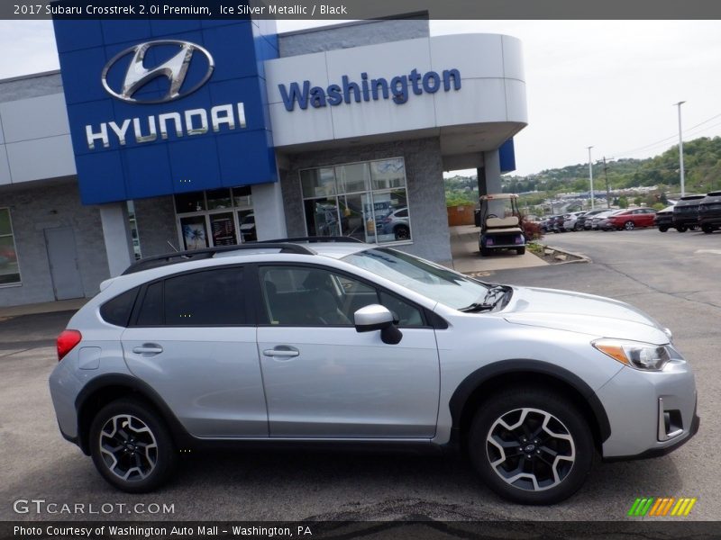 Ice Silver Metallic / Black 2017 Subaru Crosstrek 2.0i Premium