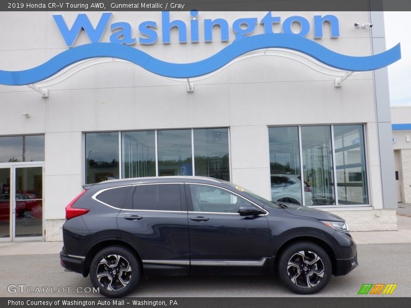 Gunmetal Metallic / Gray 2019 Honda CR-V Touring AWD