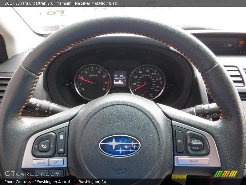 Ice Silver Metallic / Black 2017 Subaru Crosstrek 2.0i Premium