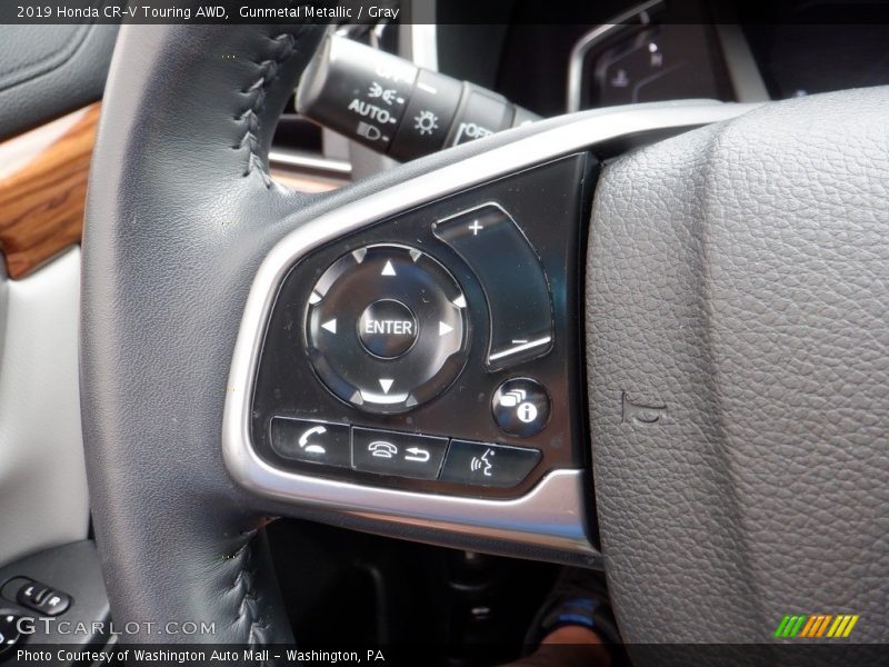 Gunmetal Metallic / Gray 2019 Honda CR-V Touring AWD