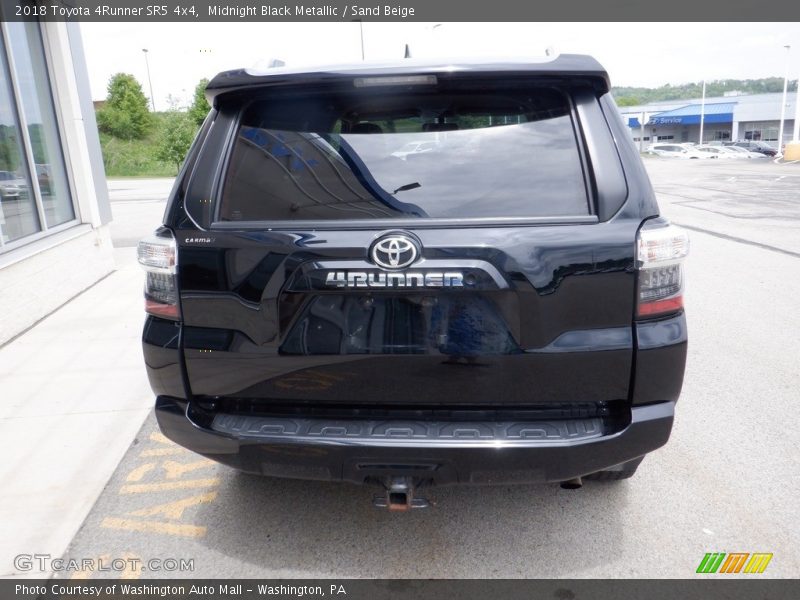 Midnight Black Metallic / Sand Beige 2018 Toyota 4Runner SR5 4x4