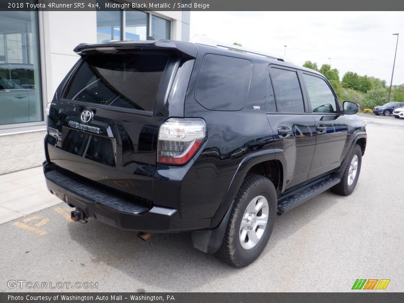 Midnight Black Metallic / Sand Beige 2018 Toyota 4Runner SR5 4x4