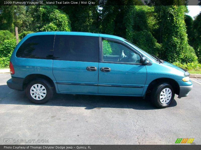Island Teal Satin Glow / Mist Gray 1999 Plymouth Voyager SE