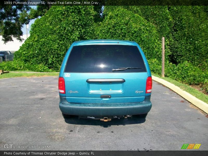 Island Teal Satin Glow / Mist Gray 1999 Plymouth Voyager SE
