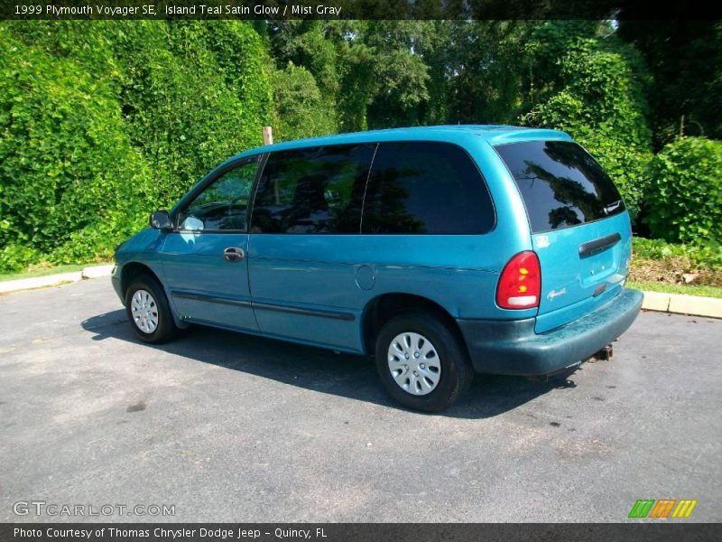 Island Teal Satin Glow / Mist Gray 1999 Plymouth Voyager SE