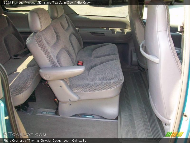 Island Teal Satin Glow / Mist Gray 1999 Plymouth Voyager SE