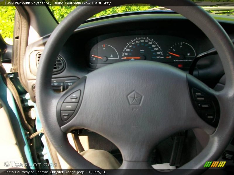 Island Teal Satin Glow / Mist Gray 1999 Plymouth Voyager SE