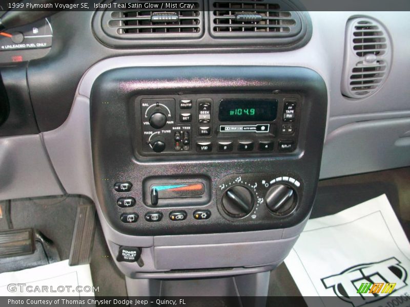 Island Teal Satin Glow / Mist Gray 1999 Plymouth Voyager SE
