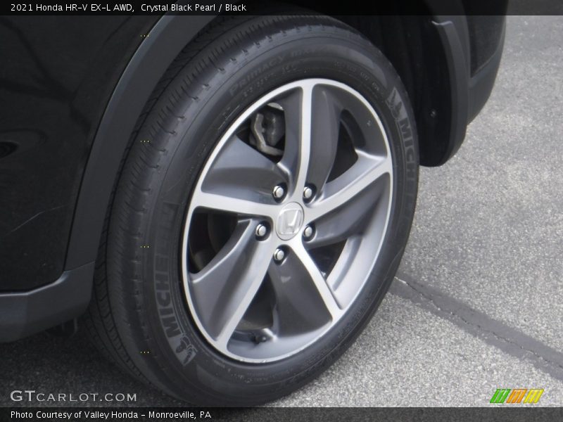 Crystal Black Pearl / Black 2021 Honda HR-V EX-L AWD