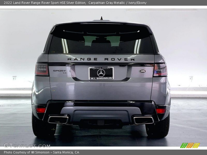 Carpathian Gray Metallic / Ivory/Ebony 2022 Land Rover Range Rover Sport HSE Silver Edition