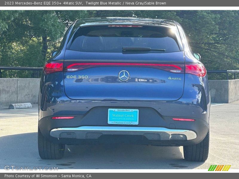 Twilight Blue Metallic / Neva Gray/Sable Brown 2023 Mercedes-Benz EQE 350+ 4Matic SUV