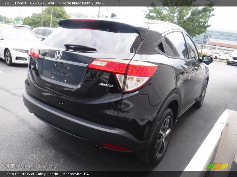 Crystal Black Pearl / Black 2021 Honda HR-V EX-L AWD