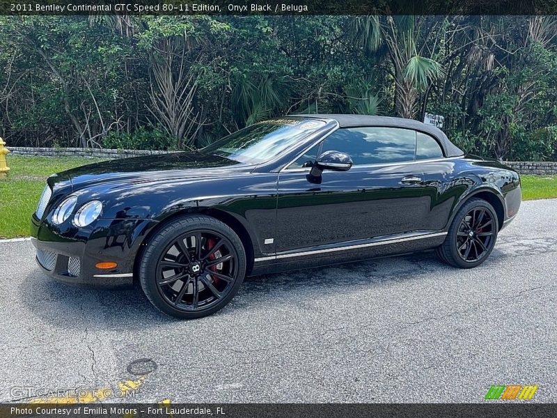 Front 3/4 View of 2011 Continental GTC Speed 80-11 Edition