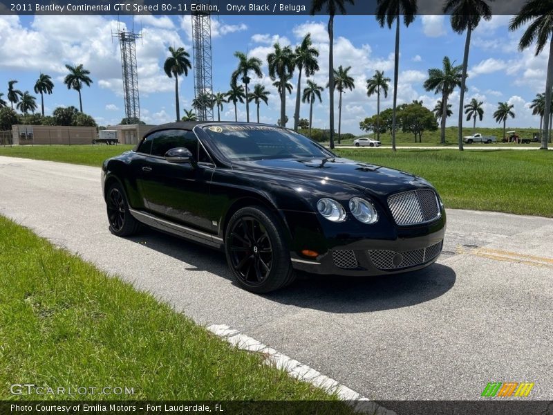 Onyx Black / Beluga 2011 Bentley Continental GTC Speed 80-11 Edition