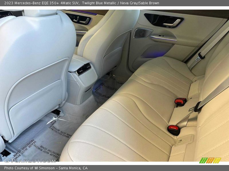 Rear Seat of 2023 EQE 350+ 4Matic SUV