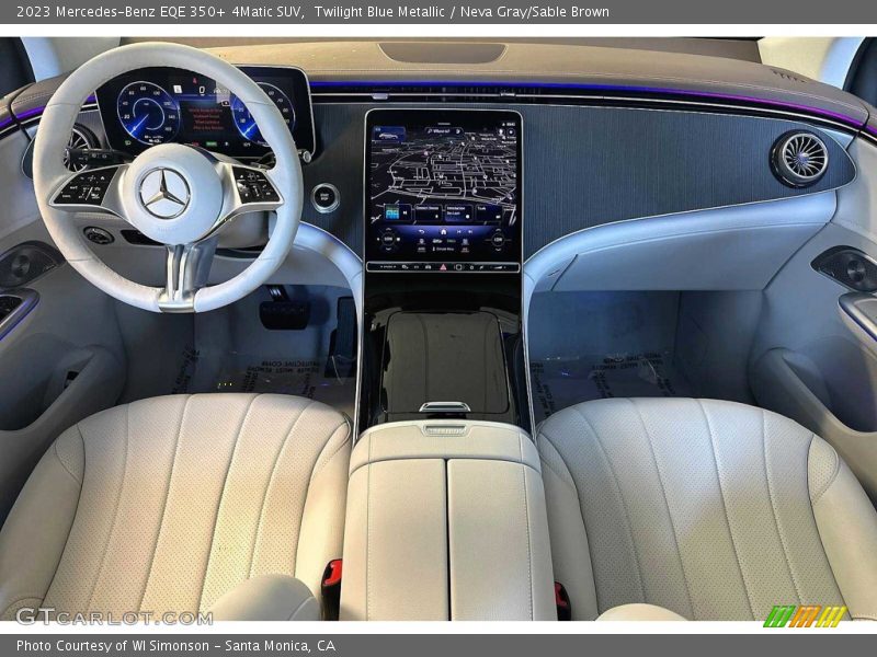 Front Seat of 2023 EQE 350+ 4Matic SUV