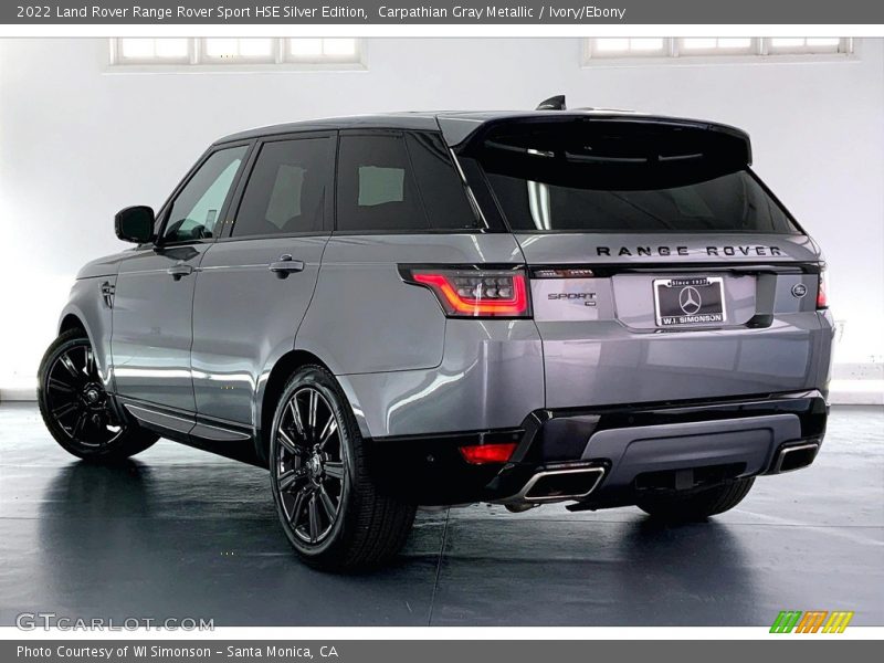 Carpathian Gray Metallic / Ivory/Ebony 2022 Land Rover Range Rover Sport HSE Silver Edition