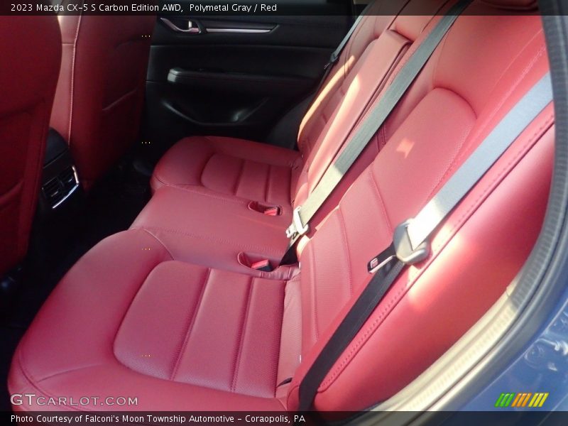 Polymetal Gray / Red 2023 Mazda CX-5 S Carbon Edition AWD