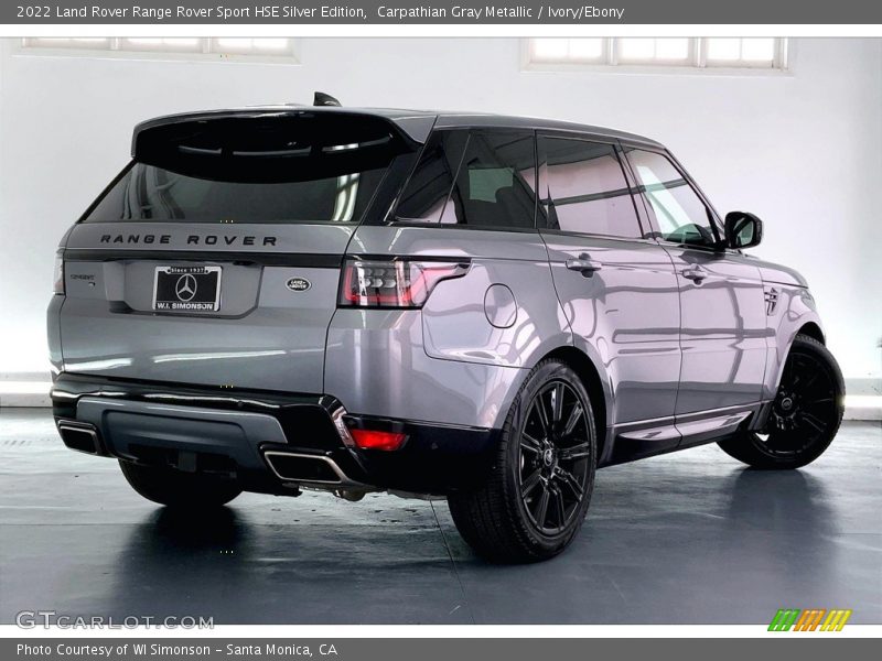Carpathian Gray Metallic / Ivory/Ebony 2022 Land Rover Range Rover Sport HSE Silver Edition