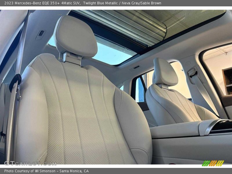 Twilight Blue Metallic / Neva Gray/Sable Brown 2023 Mercedes-Benz EQE 350+ 4Matic SUV