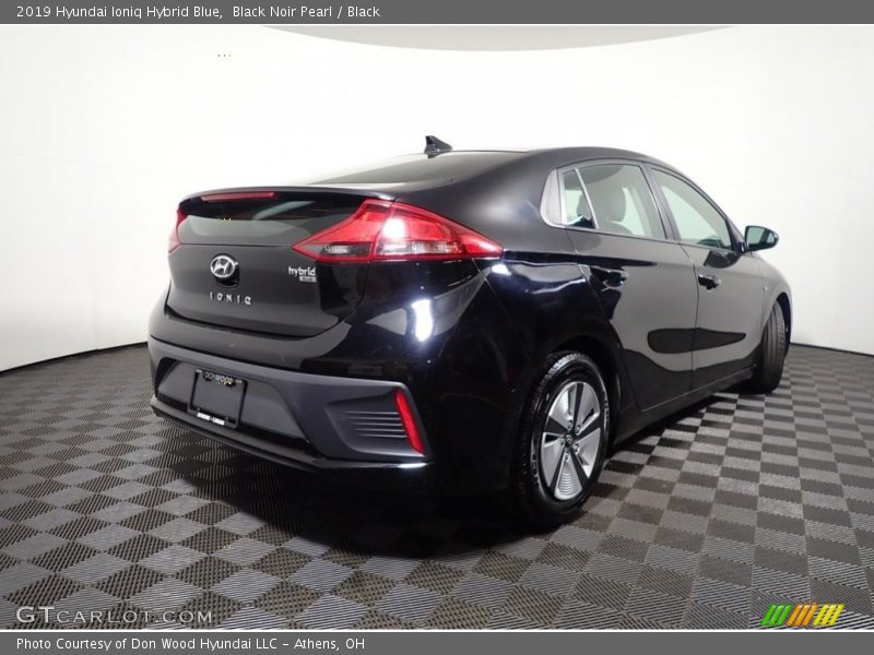 Black Noir Pearl / Black 2019 Hyundai Ioniq Hybrid Blue