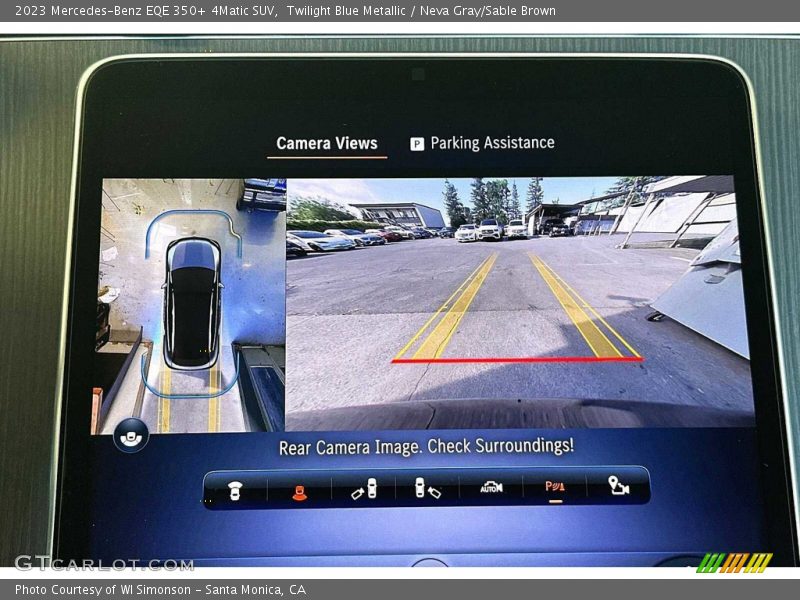 Twilight Blue Metallic / Neva Gray/Sable Brown 2023 Mercedes-Benz EQE 350+ 4Matic SUV