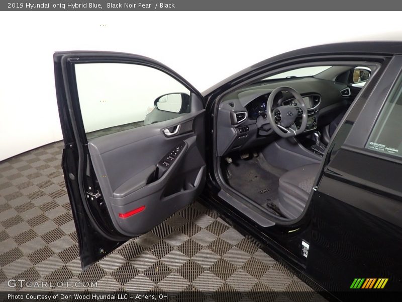 Black Noir Pearl / Black 2019 Hyundai Ioniq Hybrid Blue