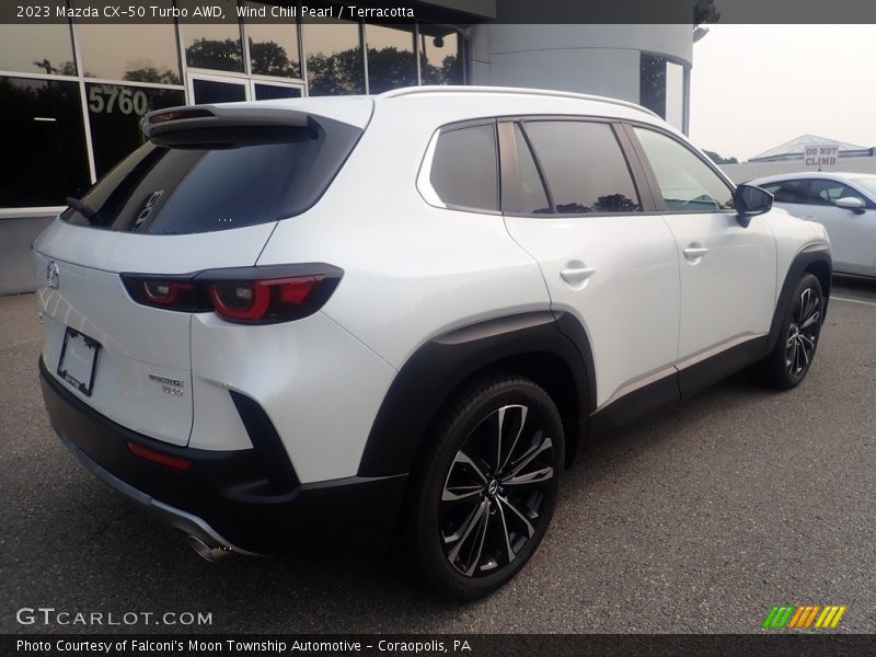Wind Chill Pearl / Terracotta 2023 Mazda CX-50 Turbo AWD