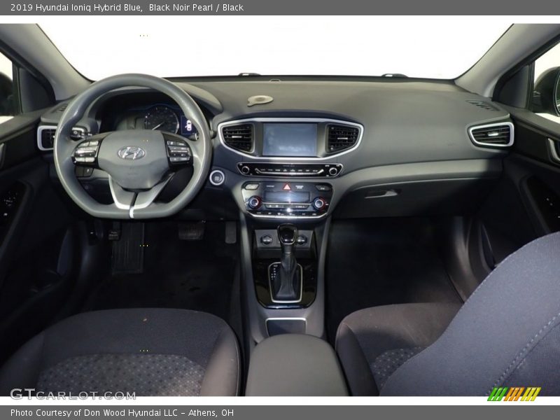 Black Noir Pearl / Black 2019 Hyundai Ioniq Hybrid Blue