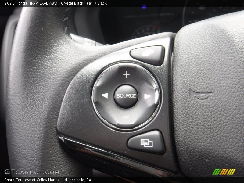 Crystal Black Pearl / Black 2021 Honda HR-V EX-L AWD