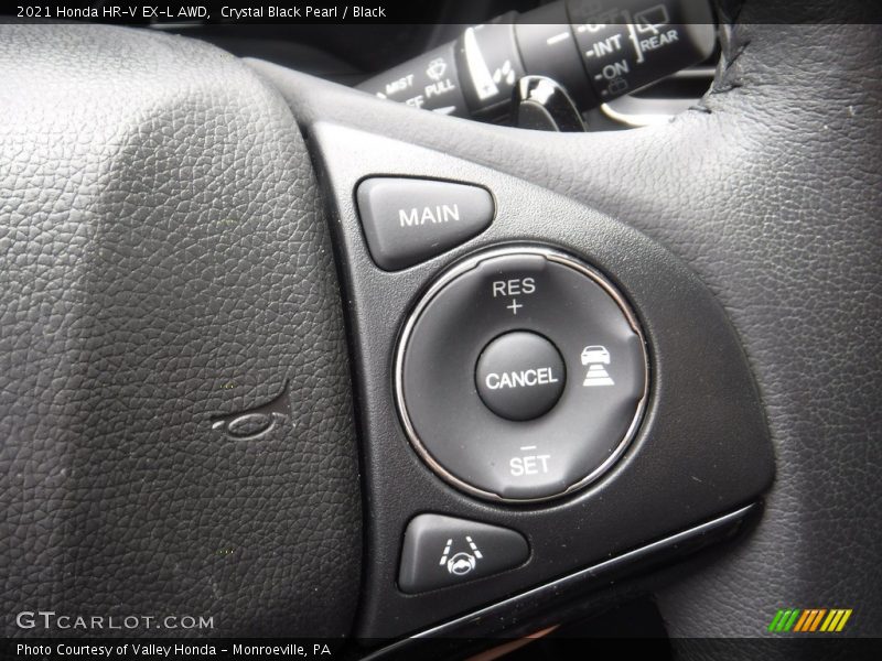 Crystal Black Pearl / Black 2021 Honda HR-V EX-L AWD