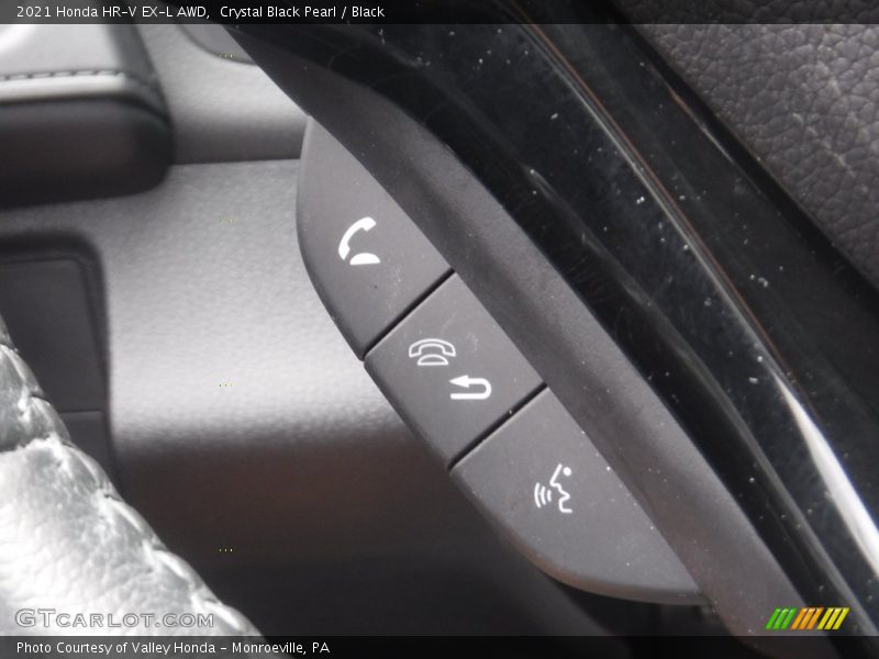 Crystal Black Pearl / Black 2021 Honda HR-V EX-L AWD